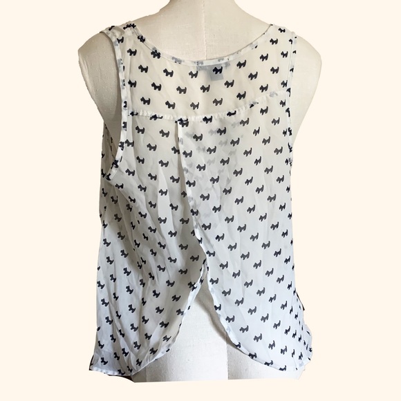 Flowy Scottish Terrier Tank Top Sz LG - Picture 2 of 5